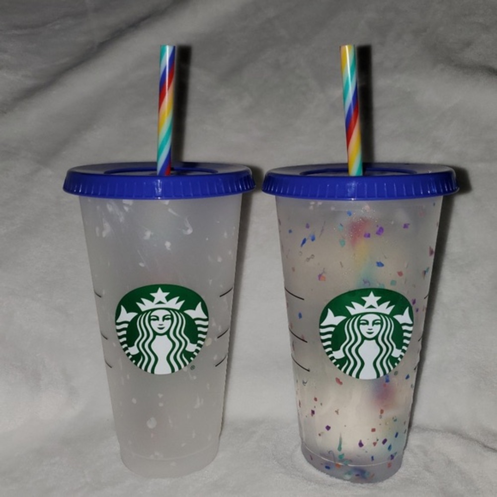 Confetti Color Changing Starbucks Cup